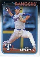 2024 Topps Update Series - Jack Leiter #US156 (RC) Rangers
