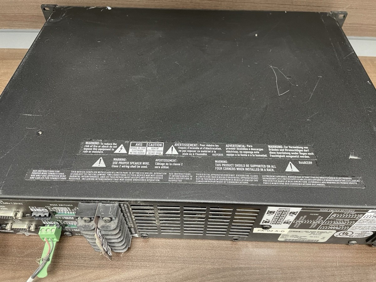 QSC CX404 4 Channel 400W Power Amplifier for sale online | eBay