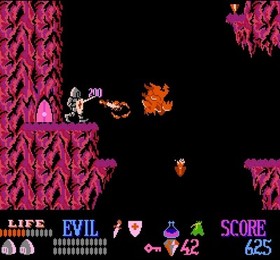 &copy;1987 Nintendo NES Fantasy Platformer WIZARDS & WARRIORS Pal CIB Ghosts Goblins