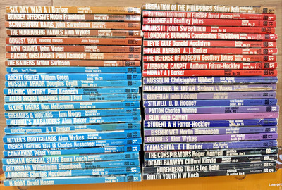 Ballantine's Illustrated History Vintage Books Lot - Set of 48