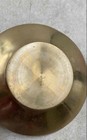 Brass Geometric Sunburst Round Shaped Mid Century Modernist Ashtray — photo 4