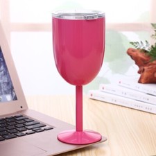 Stainless Steel Metal Wine Glass Double Walled Red Wine Cup Quality Wine Cup