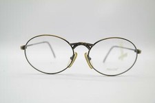 Vintage Amor UA 554 Brass Oval Glasses Eyeglass Frame NOS