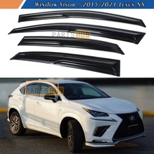 For 2015-2021 Lexus NX200t NX300h JDM Wavy Mugen Style Window Visors Rain Guards