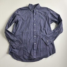Polo Ralph Lauren Purple Plaid Button Down Shirt Mens Size Medium Preppy