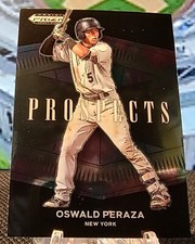 2021 Panini Prizm Draft Picks Prospects #P-OP Oswald Peraza (RC) NY Yankees