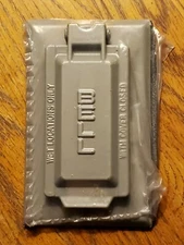 HUBBELL-BELL WEATHERPROOF SINGLE-GANG VERTICAL GFCI DEVICE GREY COVER - 5103-0 