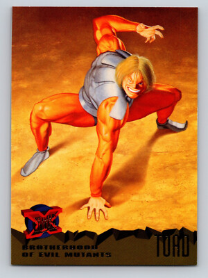 1995 Fleer Ultra X-Men #62 Toad Marvel Comic Trading Card MCU