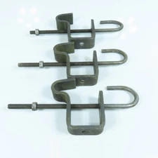 B-Line B3040-3/8 Steel Adjustable Center Load Beam Clamp 3/8" Rod Size Lot of 3