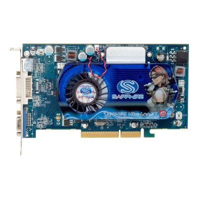 GRAFIKKARTE AGP SAPPHIRE ATI RADEON HD2600 XT 512MB 11118-01