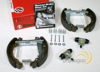 Zimmermann Bremsbacken Kit Vormontiert Radzylinder Hinten FüR VW Polo [6N2]