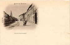 Old postcard Ligny-en-Barrois Rue de Neuechateau (178923)