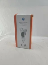 AT&T ATT210 Corded Trimline Telephone Phone White