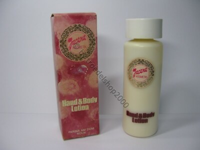 d35) Vintage Flakon Jacana Kosmetik Farina am Dom Hand & Body Lotion OVP 250ml