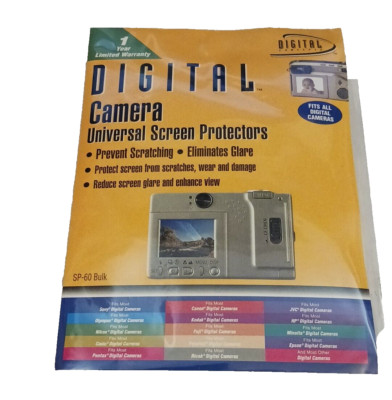 Digital Concepts Digital Camera Universal Screen Protectors Makes Up to 12 NOS