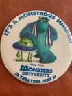 Walt Disney Pixar Monsters University Movie June 21 Summer PIN Round PROMO — photo 2