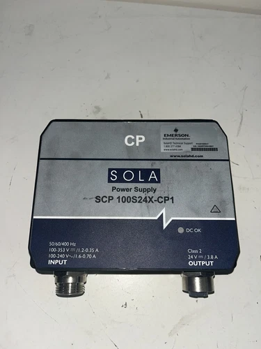 EMERSON SOLA SCP 100S24X-CP1 HD POWER SUPPLIES. 24V 3.8A OUTPUT Used Fast Shi