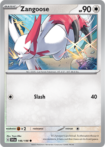 4x Zangoose 146/198 Scarlet & Violet Pokemon TCG Card NM | eBay