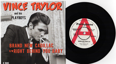 Vince Taylor -''Brand New Cadillac'' B/W ''Right Behind You Baby'' ALL TIME KILLERS!