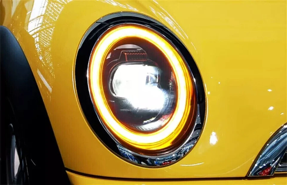 Faros LED con arranque animado DRL para BMW Mini Cooper R50 R52 R53 2001-2007 Foto 4 de 4
