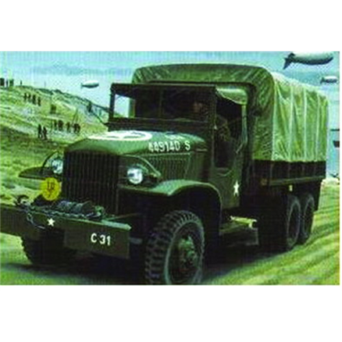 Heller - 81121 US Armée GMC Cckw 353 6 Roue Camion 1/35 Kit Plastique T48Post