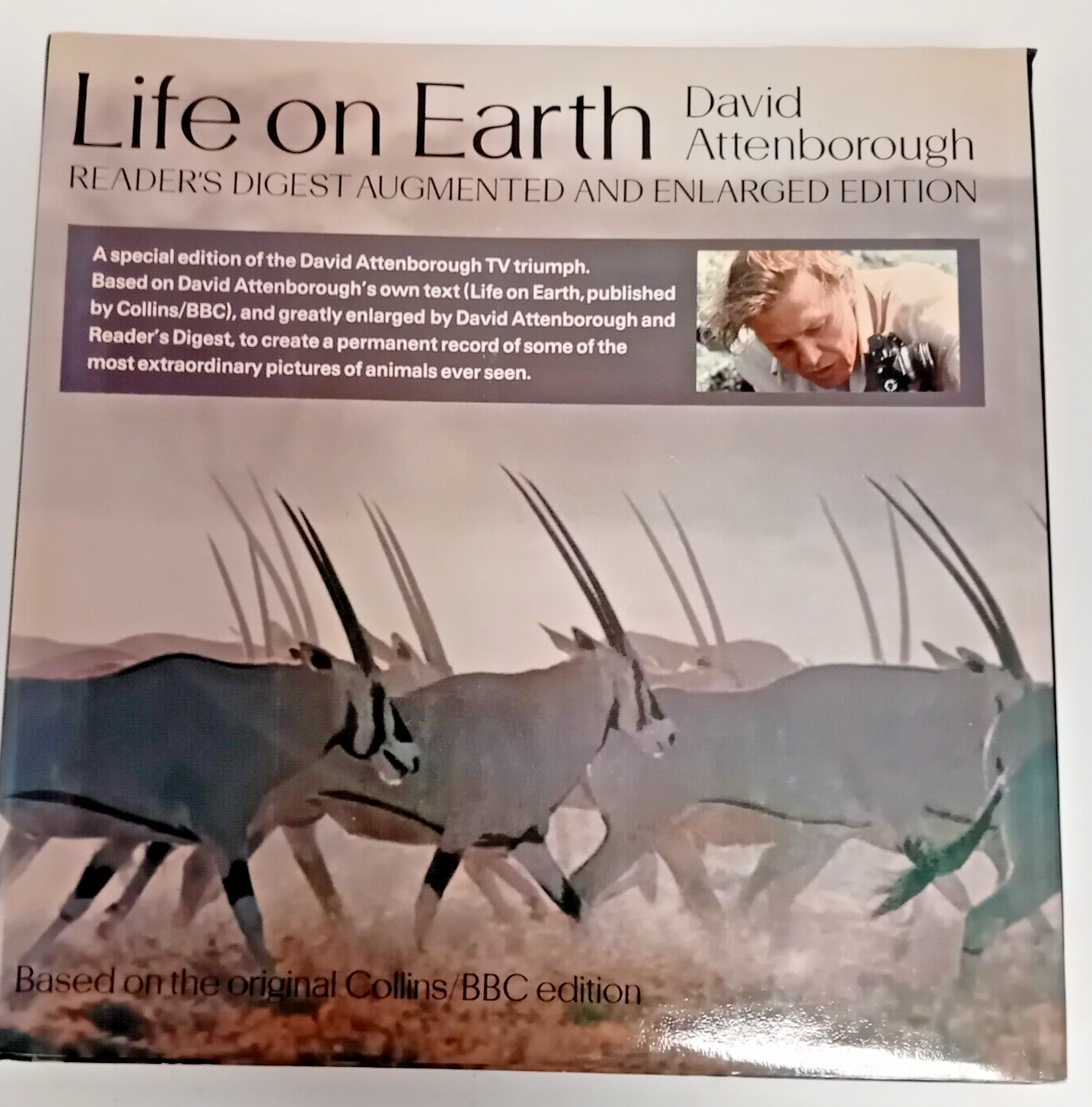 Life on Earth by Sir David Attenborough (Hardcover, 1980)