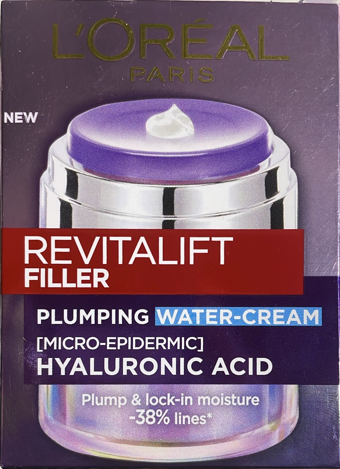 L'oréal Paris Revitalift Filler Replumping Water Cream 50Ml - Image 2
