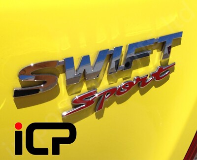 ［新品未開封］SUZUKI SWIFT Sport ピンバッジセット Genuine Sport Rear Boot Badge Emblem Fits: Suzuki Swift Sport 05