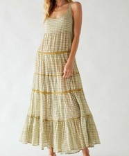 NWT Free People Boho Cotton Midnight Dance Maxi Dress Sz S, M $118