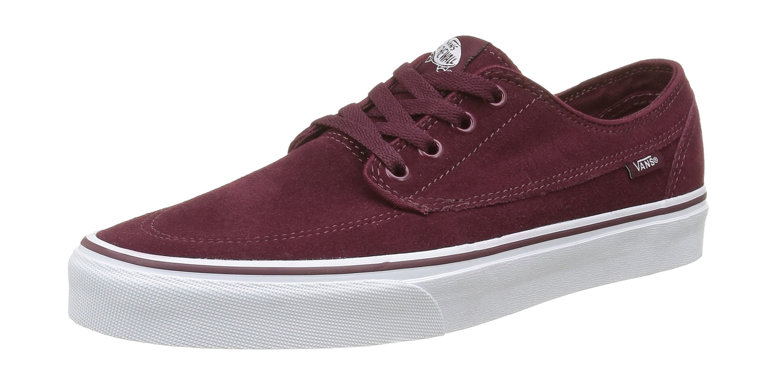 Vans BRIGATA, Unisex Adulti Low-Top Da Ginnastica in Camoscio Rosso (9) Regno Unito Vans BRIGATA, Unisex Adulti Low-Top Da Ginnastica in Camoscio Rosso (9) Regno Unito