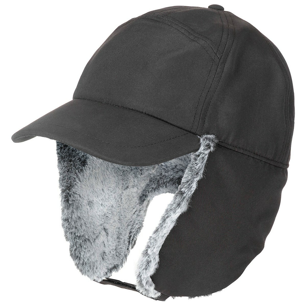 FOX OUTDOOR Gorro Unisex Con Orejeras Talla Única Negro, Oliva