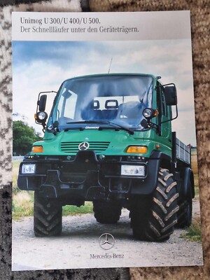 Mercedes-Benz Unimog U 300/U 400/U 500 brochure tractor hauler