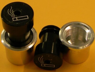 Aluminum Alloy Secret Hidden Car Lighter Pipe One Hitter Chillim
