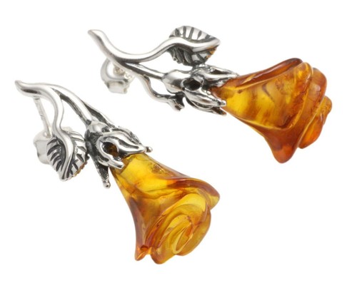NATURAL BALTIC AMBER Jewellery STERLING 