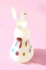 5" Vintage Murano Italy Millefiori Glass Bell with Bird Handle