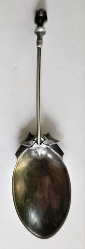 Gorham Sphinx Sterling Silver Serving Spoon 9¼″ – Egyptian Revival 1869 Antique