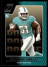 2022 Panini Zenith Channing Tindall Rookie Miami Dolphins #162
