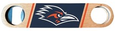 UTSA Roadrunners Wooden Bottle Opener - Full Color Design