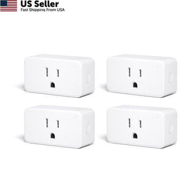 THIRDREALITY ZigBee Smart Plug 4 Pack with Real-time Energy White