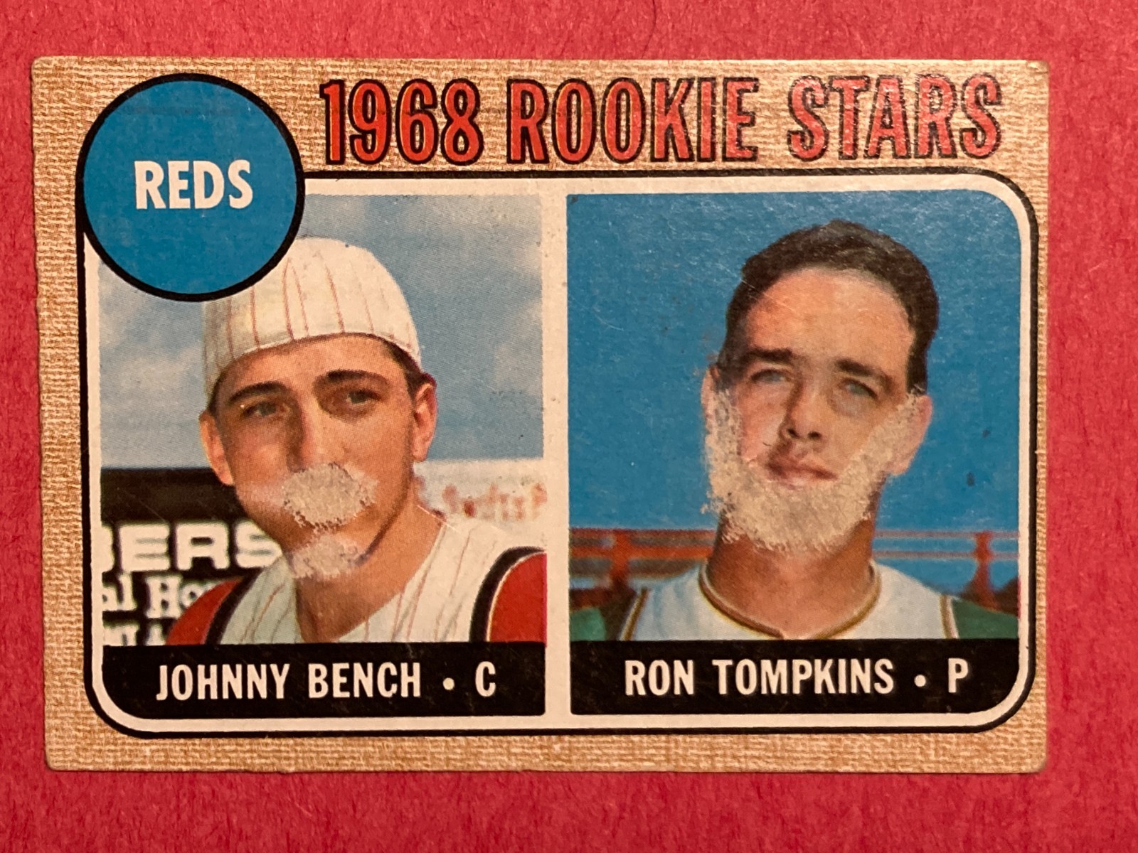 1968 Topps #247 Johhny Bench RC Rookie HOF