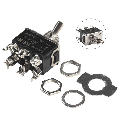 Premium Zweipoliger Kippschalter für PKW 12V 20A Center Off zuverlässige Quali - Bild 1 von 12