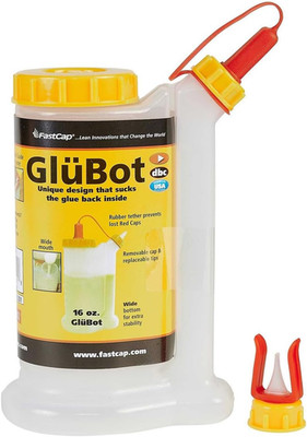 Wood Glue Dispenser, 16 Oz Btl, Drip Less