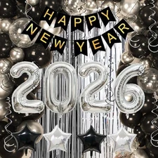 New Years Eve Party Supplies Kit 153 Piece