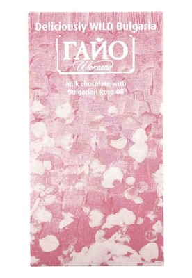 Gaillot Organic Milk Chocolate with Bulgarian Rose Oil - 80g