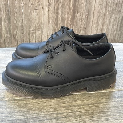 Dr Martens Work Oxford Shoes Men Sz Black 1461 Slip Resistant Safety Soft  Toe