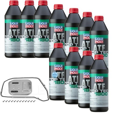 11 L Liqui Moly Top Tec ATF 1800 MEYLE Getriebeölfilter für Audi Q5 3.0 TDI