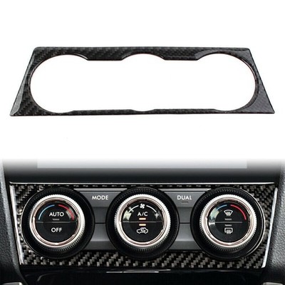 B Mittelkonsole AC Switch Panel Trim Kohlefaser für Subaru Forester 2013 2018