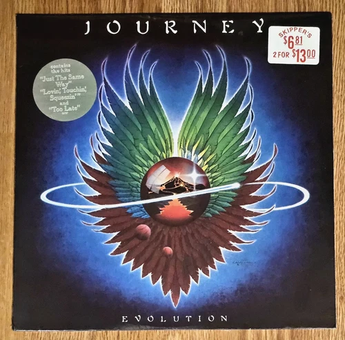 JOURNEY Evolution FACTORY SEALED ORIGINAL 1979 FIRST PRESSING with HYPE STICKER