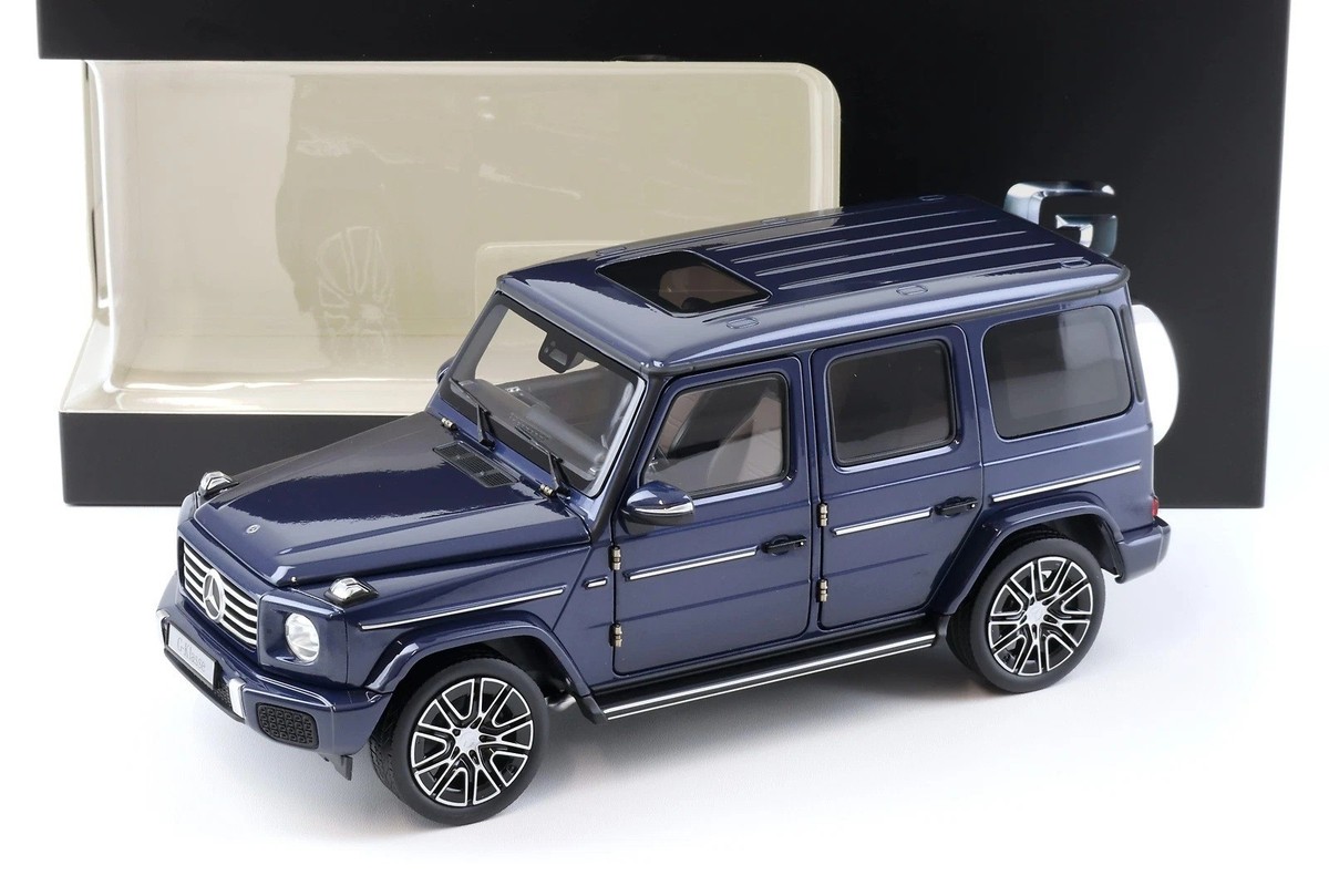 1:18 Genuine Mercedes W465 G Class G500 AMG Line Sodalite Blue