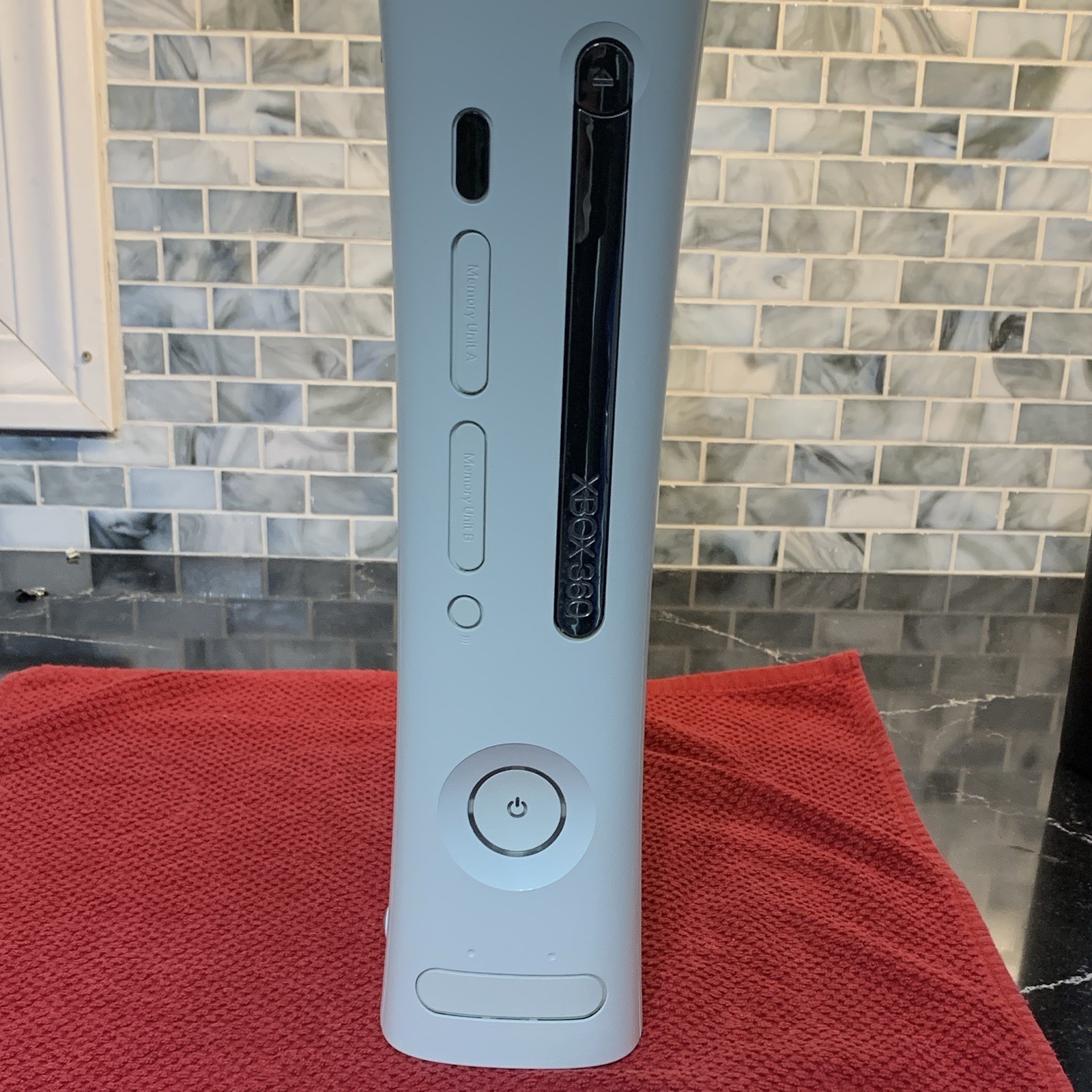 Microsoft Xbox 360 Home Console White AV Ethernet Dolby Digital Controller Power